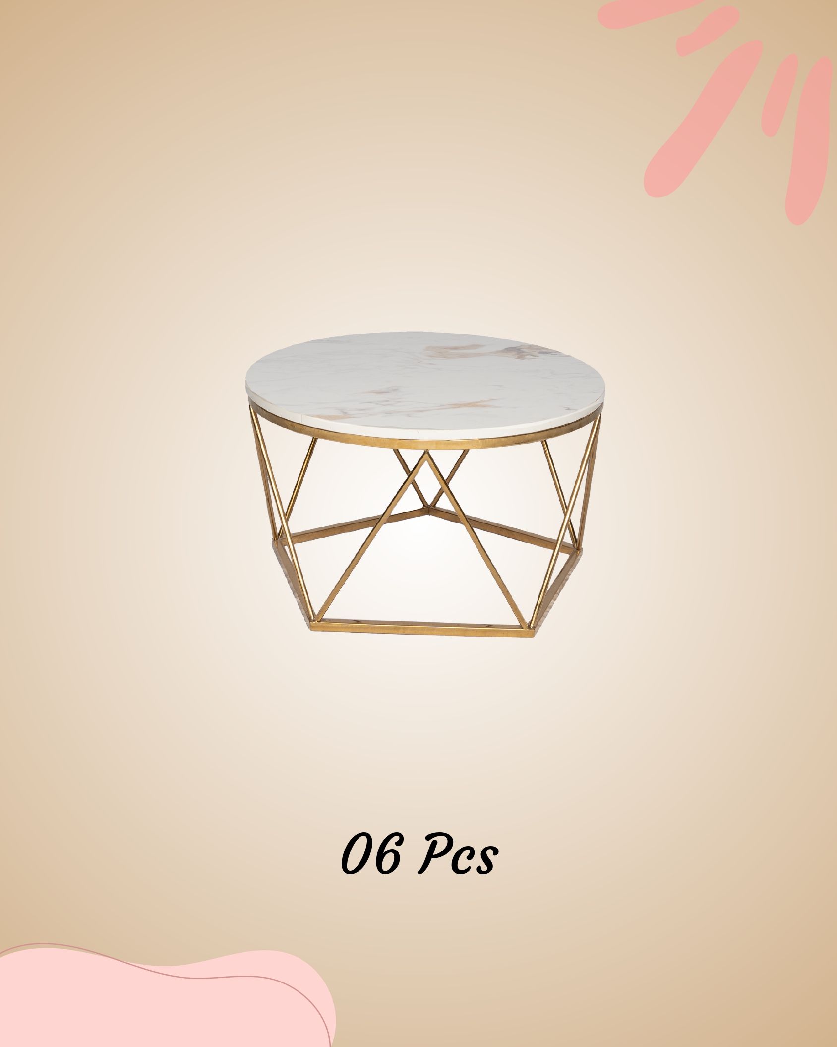 Phagun Decor Co - White Centre Table